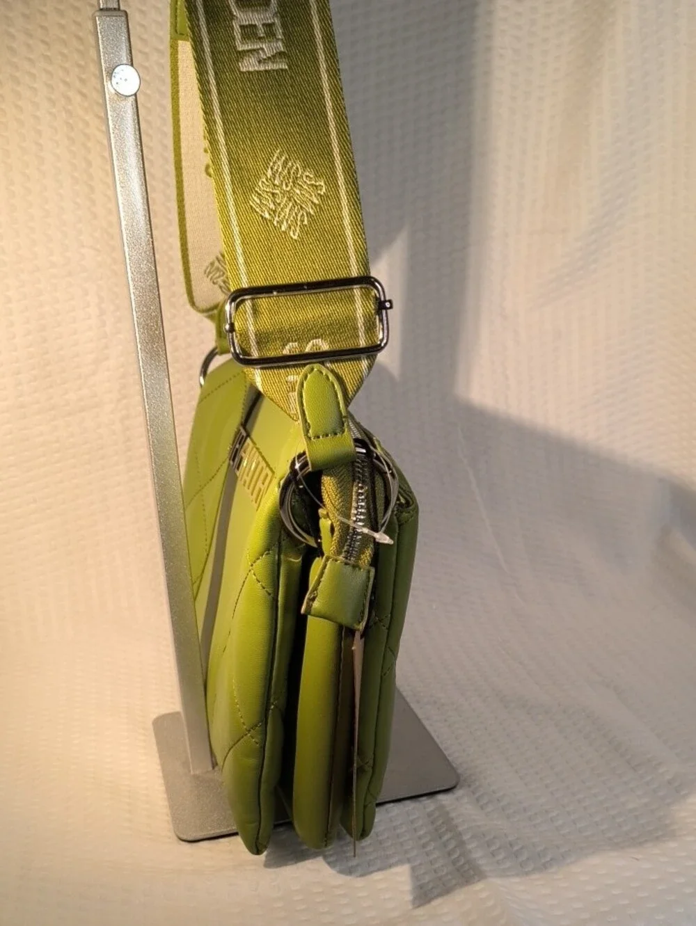 Steve Madden Going Green Bpurro 2  Quilted Crossbody Bag MSRP $88